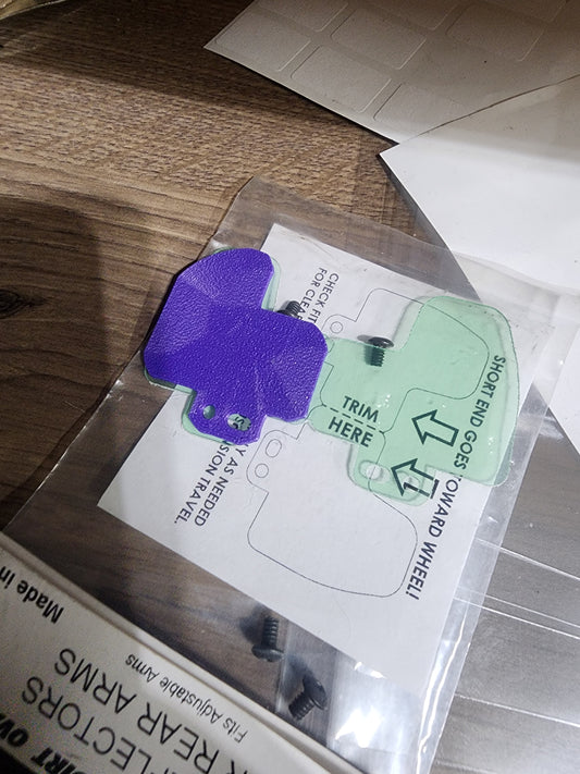 Dirt Deflectors for A arms