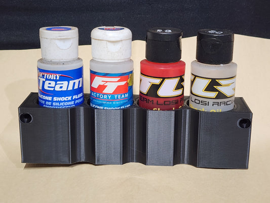 Shock oil stand/holder (4 spots)