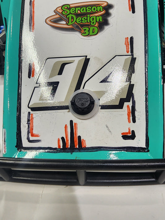 "Unicorn Horn" - traxxas mod hood latch